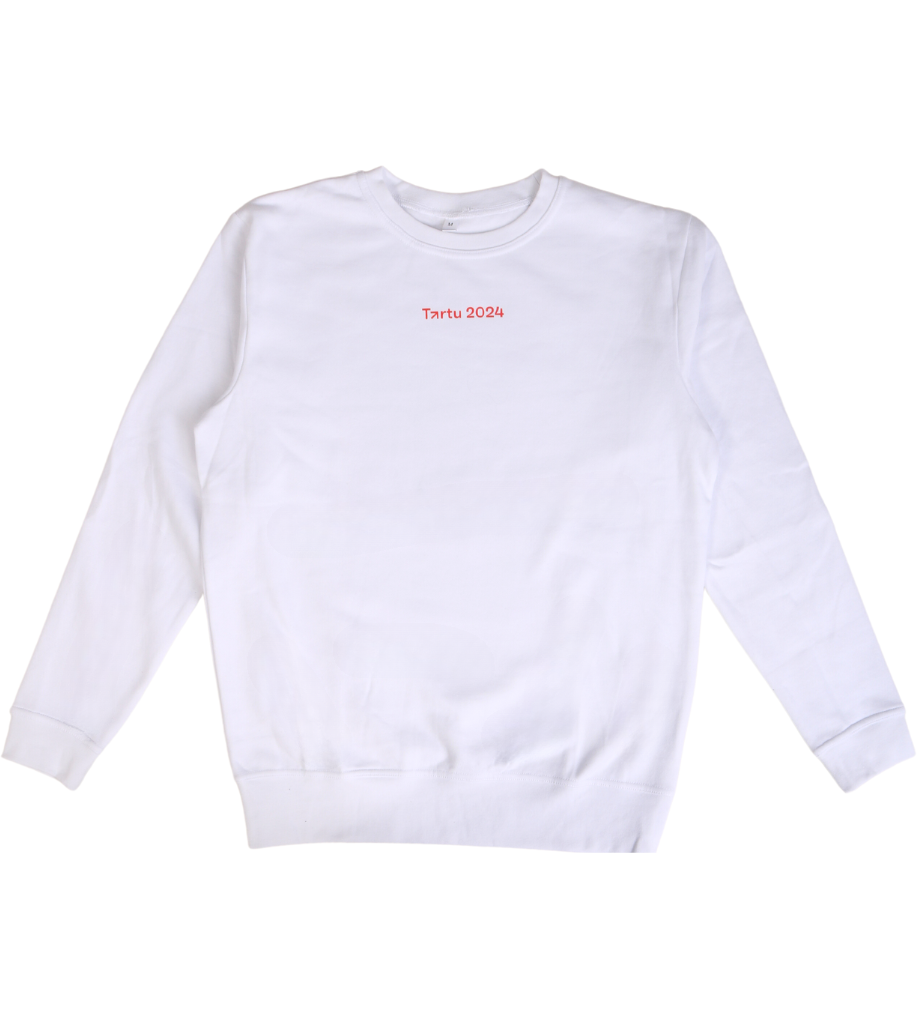 Tartu 2024 white sweatshirt