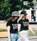 Tartu 2024 musta värvi logo t-särk
